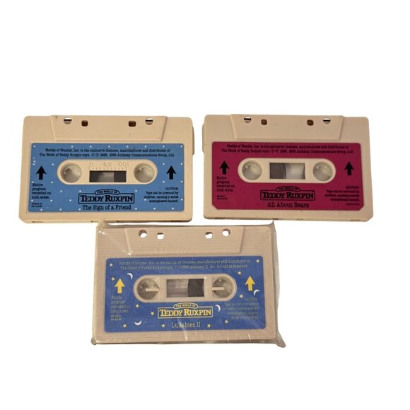 Teddy Ruxpin Cassettes Sign of a Friend Mudblups All about bears Lullabies II - Picture 8 of 9